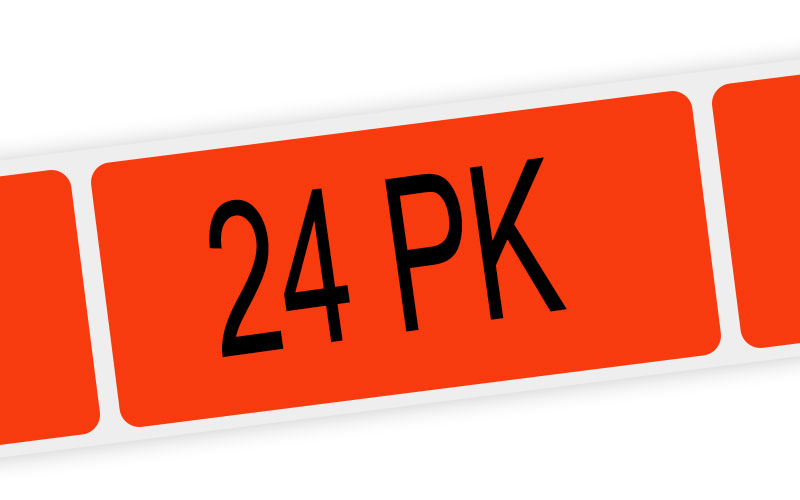 24 pk label