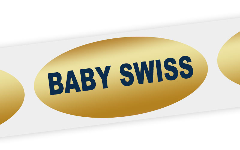 baby swiss label