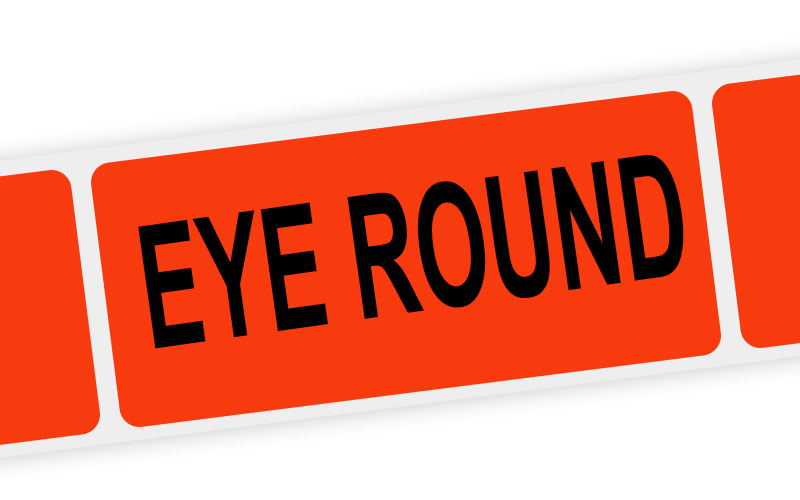 eye round label